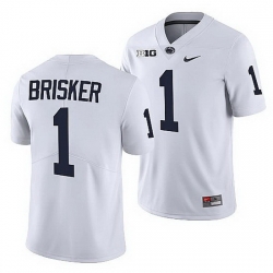 penn state nittany lions jaquan brisker white college football men jersey