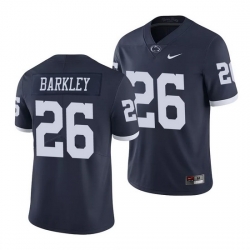 penn state nittany lions saquon barkley navy limited men's jersey