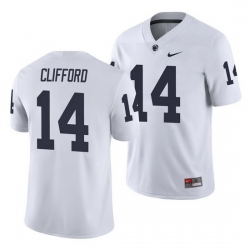 penn state nittany lions sean clifford white college football men's jersey