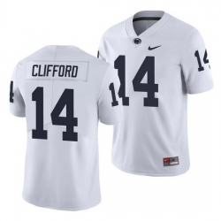 penn state nittany lions sean clifford white limited men's jersey