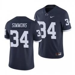 penn state nittany lions shane simmons navy limited men's jersey