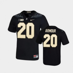 Men Purdue Boilermakers Alfred Armour Game Football Black Jersey