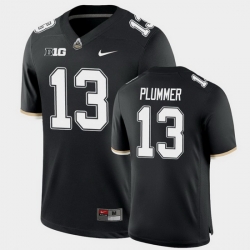 Men Purdue Boilermakers Jack Plummer College Football Game Black Jersey