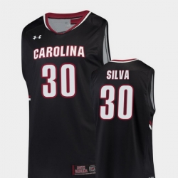 Men South Carolina Gamecocks Chris Silva Black Replica College Basketball Jersey