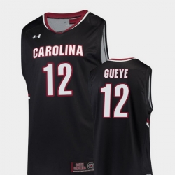 Men South Carolina Gamecocks Khadim Gueye Black Replica College Basketball Jersey