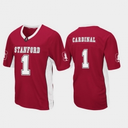 Men Stanford Cardinal 1 Cardinal Max Power Football Jersey
