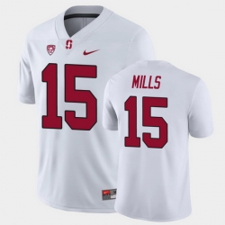 Men Stanford Cardinal Davis Mills Game White College Football Jersey