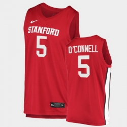Men Stanford Cardinal Michael O'Connell College Basketball Red 2020 21 Jersey