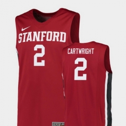 Men Stanford Cardinal Robert Cartwright Red Replica College Basketball Jersey