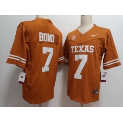  Texas Longhorns #7 Isaiah Bond Orange  F U S E Jersey 2