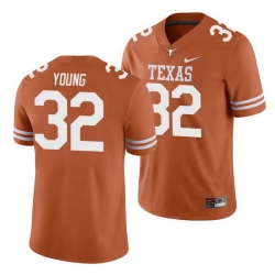 Texas Longhorns Daniel Young Texas Orange College Football Men'S Jersey