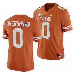 Texas Longhorns Demarvion Overshown Orange 2021 Red River Showdown Men Jersey