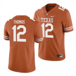 Texas Longhorns Earl Thomas Texas Orange College Football Men'S Jersey