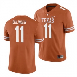 Texas Longhorns Sam Ehlinger Texas Orange College Football Men'S Jersey