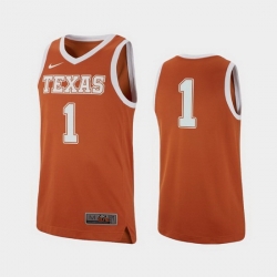 Texas Longhorns Texas Orange Replica Men'S Jersey