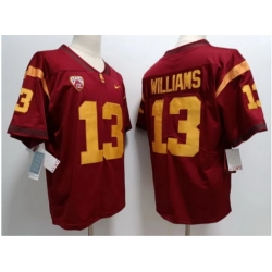 Women Nike USC Trojans Caleb Williams Game Cardinal Red Football Jersey