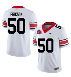 2020 Men #50 Warren Ericson Georgia Bulldogs 1980 National Champions 40th Anniversary College Footba