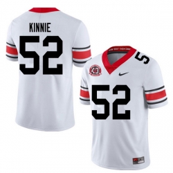 2020 Men #52 Cameron Kinnie Georgia Bulldogs 1980 National Champions 40th Anniversary College Footba