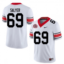 2020 Men #69 Jamaree Salyer Georgia Bulldogs 1980 National Champions 40th Anniversary College Footba