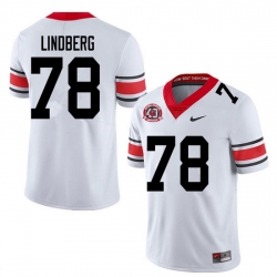 2020 Men #78 Chad Lindberg Georgia Bulldogs 1980 National Champions 40th Anniversary College Footbal