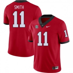 Men #11 Arian Smith Georgia Bulldogs College Football Jerseys Stitched-Red