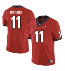 Men #11 Derion Kendrick Georgia Bulldogs College Football Jerseys Sale-Red