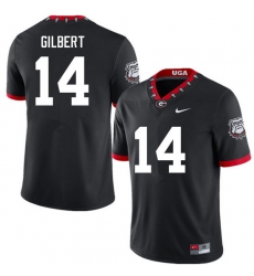 Men #14 Arik Gilbert Georgia Bulldogs College Football Jerseys Sale-100th Anniversary