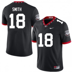 Men #18 C.J. Smith Georgia Bulldogs College Football Jerseys Sale-100th Anniversary