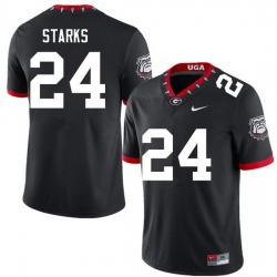 Men #24 Malaki Starks Georgia Bulldogs College Football Jerseys Sale-100th Anniversary