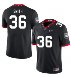 Men #36 Colby Smith Georgia Bulldogs College Football Jerseys Sale-100th Anniversary