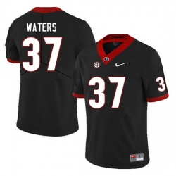 Men #37 Woody Waters Georgia Bulldogs College Football Jerseys Sale-Black Anniversary