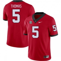 Men #5 Rara Thomas Georgia Bulldogs College Football Jerseys Stitched-Red