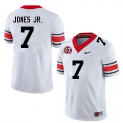 Men #7 Marvin Jones Jr. Georgia Bulldogs College Football Jerseys Sale-40th Anniversary