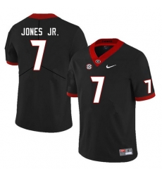 Men #7 Marvin Jones Jr. Georgia Bulldogs College Football Jerseys Sale-Black