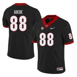 Men #88 Ryland Goede Georgia Bulldogs College Football Jerseys Sale-Black