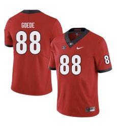 Men #88 Ryland Goede Georgia Bulldogs College Football Jerseys Sale-red
