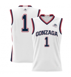 Men Georgia Bulldogs  1 White Lightweight Basketball Jersey