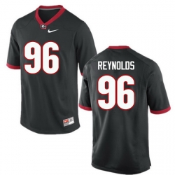 Men Georgia Bulldogs #96 Hudson Reynolds College Football Jerseys-Black