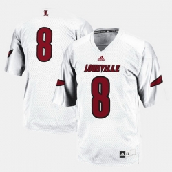 Louisville Cardinals College Football White Jersey