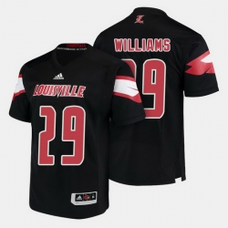 Louisville Cardinals Malik Williams College Football Black Jersey