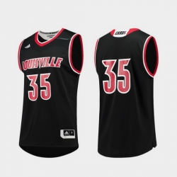 Men Louisville Cardinals Black Replica College Basketball Adidas Jersey