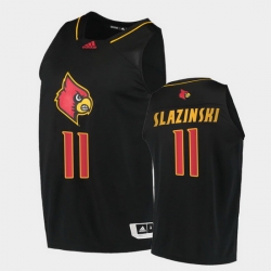 Men Louisville Cardinals Quinn Slazinski Alternate Black College Basketball 2020 21 Jersey