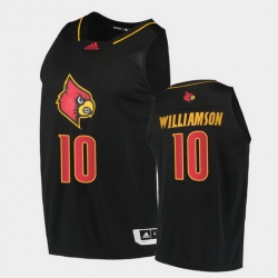 Men Louisville Cardinals Samuell Williamson Alternate Black College Basketball 2020 21 Jersey