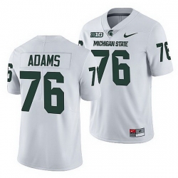 Michigan State Spartans Flozell Adams White Nfl Limited Men Jersey