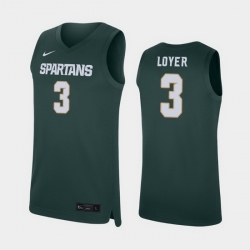 Michigan State Spartans Foster Loyer Green Replica Men'S Jersey