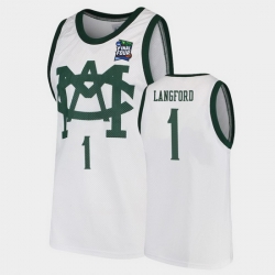 Michigan State Spartans Joshua Langford White 2019 Final Four Men'S Jersey