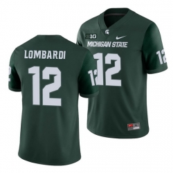 Michigan State Spartans Rocky Lombardi Green College Football Men'S Jersey