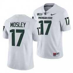 Michigan State Spartans Tre Mosley White Limited Men Jersey