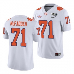 Clemson Tigers Jordan Mcfadden White College Football Men'S Jersey