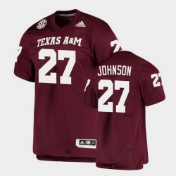 Men Texas A&M Aggies Antonio Johnson Alumni Football Game Maroon Jersey
